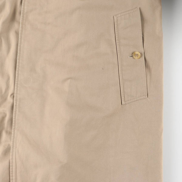 Burberry's Balmacaan Coat, Made in England, Men's Size L unclear Beige type Vintage Second Hand
