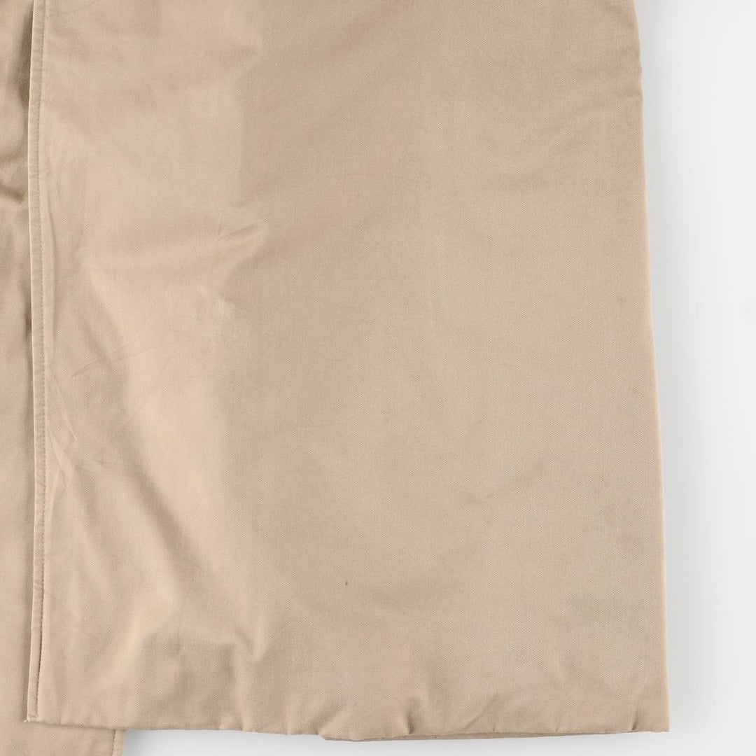 Burberry's Balmacaan Coat, Made in England, Men's Size L unclear Beige type Vintage Second Hand