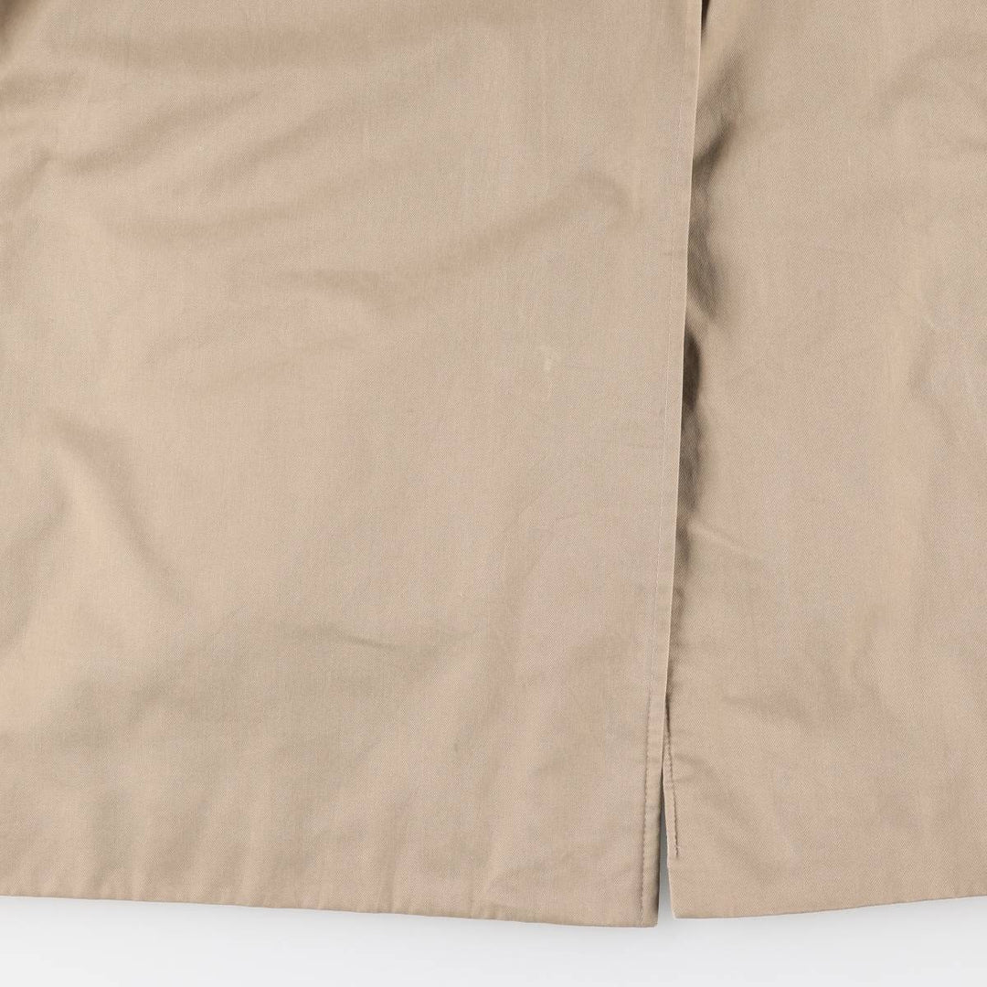 Burberry's Balmacaan Coat, Made in England, Men's Size L unclear Beige type Vintage Second Hand