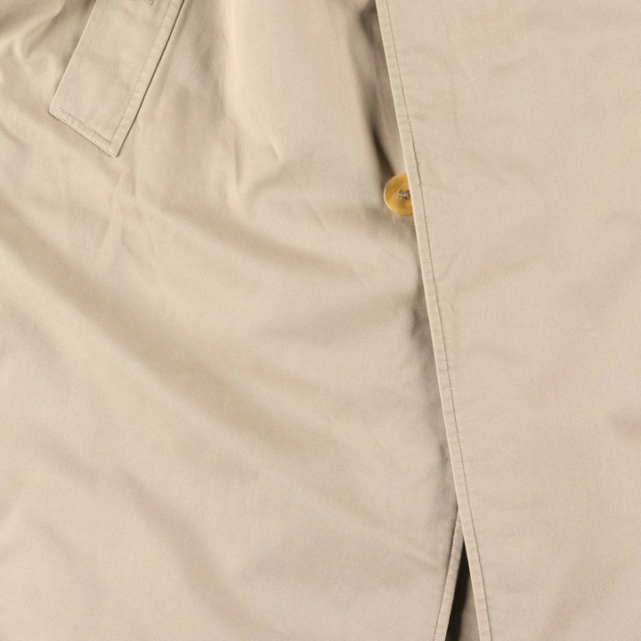 Burberry's Balmacaan Coat, Made in England, Men's XL Size cotton Beige type Vintage Second Hand