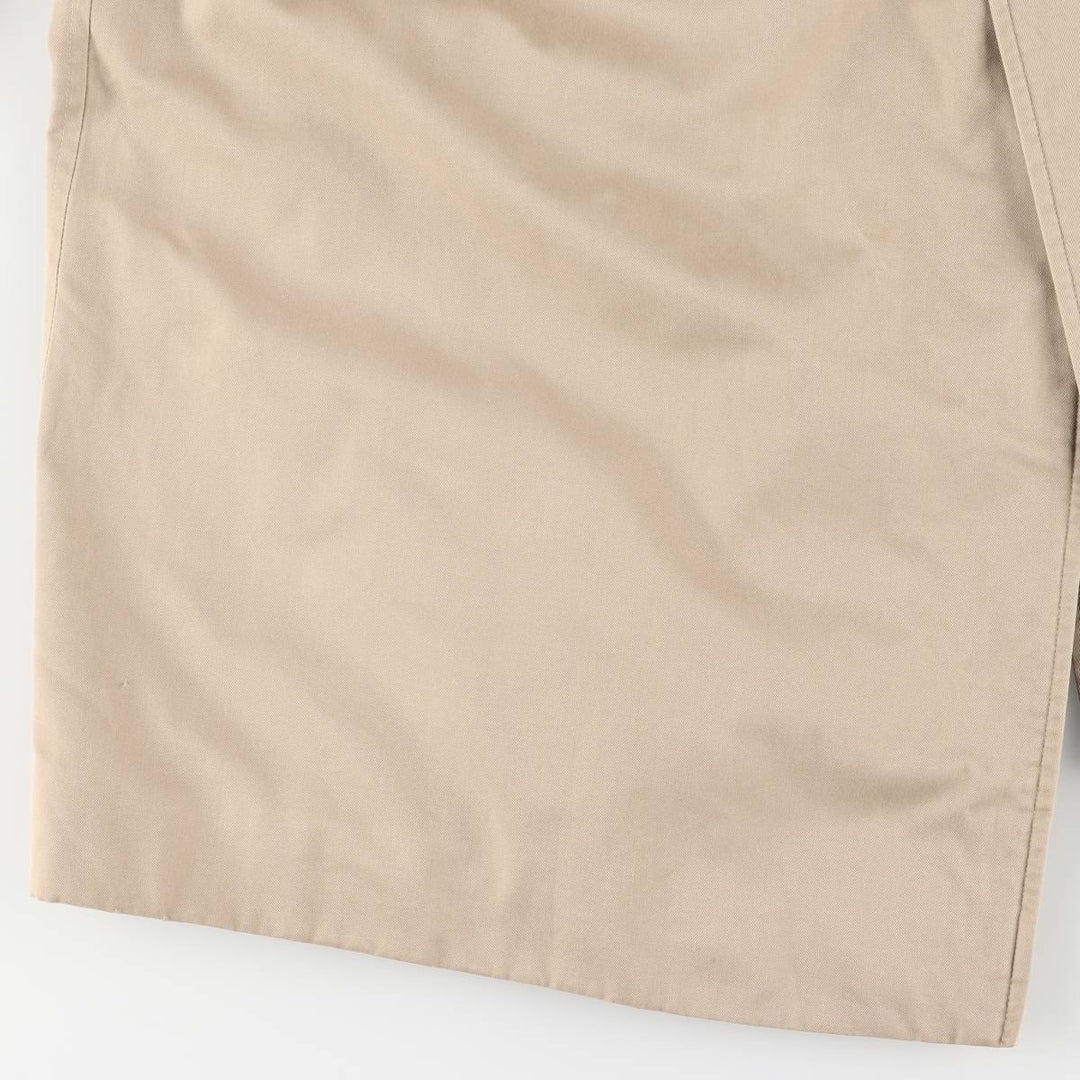 Burberry's Balmacaan Coat, Made in England, Men's XL Size cotton Beige type Vintage Second Hand