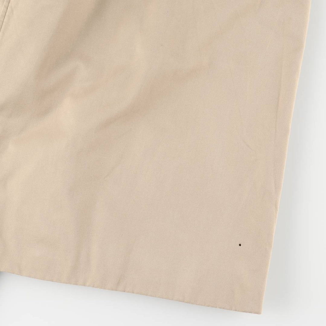 Burberry's Balmacaan Coat, Made in England, Men's XL Size cotton Beige type Vintage Second Hand