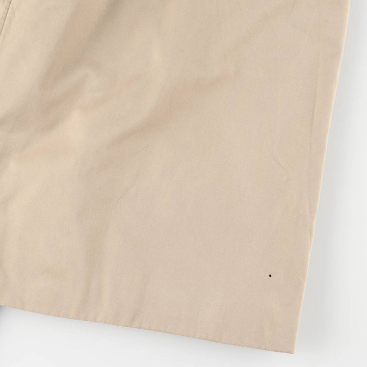 Burberry's Balmacaan Coat, Made in England, Men's XL Size cotton Beige type Vintage Second Hand