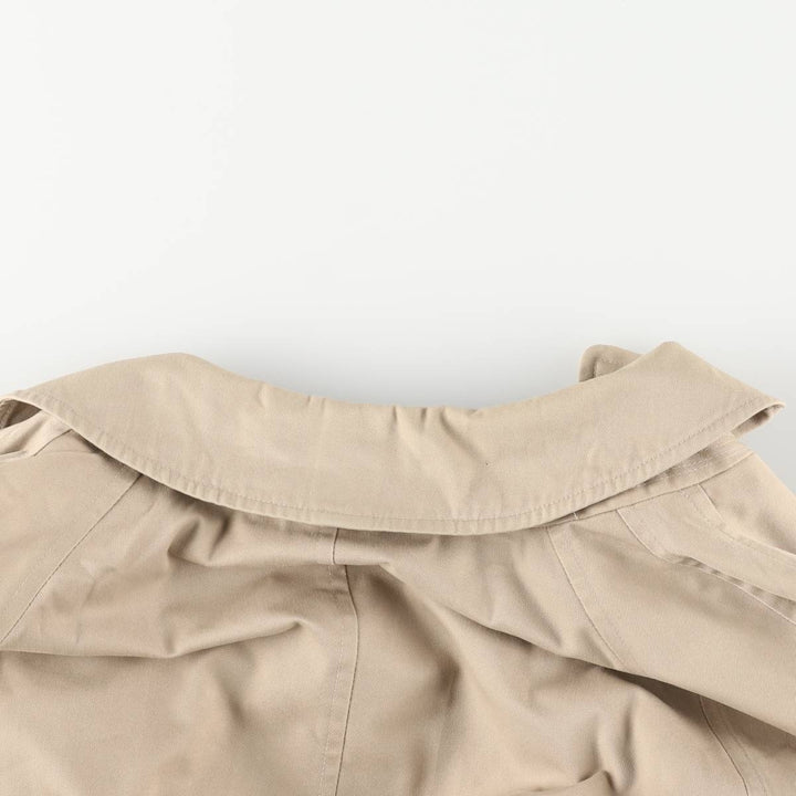 Burberry's Balmacaan Coat, Made in England, Men's XL Size cotton Beige type Vintage Second Hand