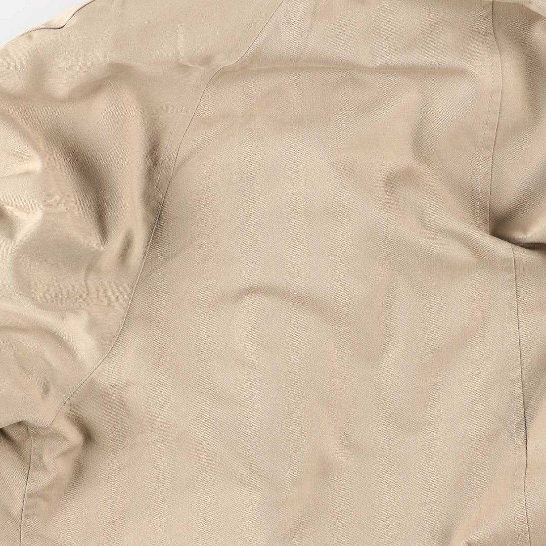 Burberry's Balmacaan Coat, Made in England, Men's XL Size cotton Beige type Vintage Second Hand