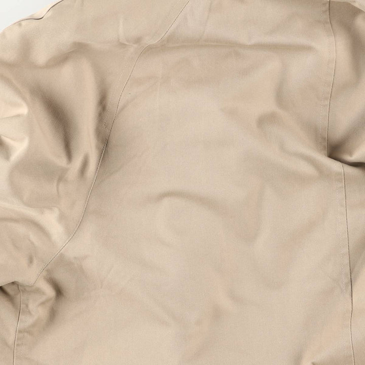Burberry's Balmacaan Coat, Made in England, Men's XL Size cotton Beige type Vintage Second Hand