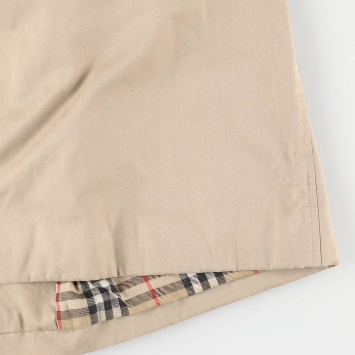 Burberry's Balmacaan Coat, Made in England, Men's XL Size cotton Beige type Vintage Second Hand