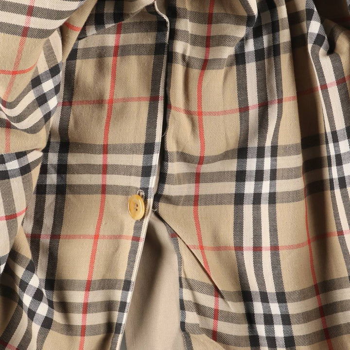 Burberry's Balmacaan Coat, Made in England, Men's XL Size cotton Beige type Vintage Second Hand