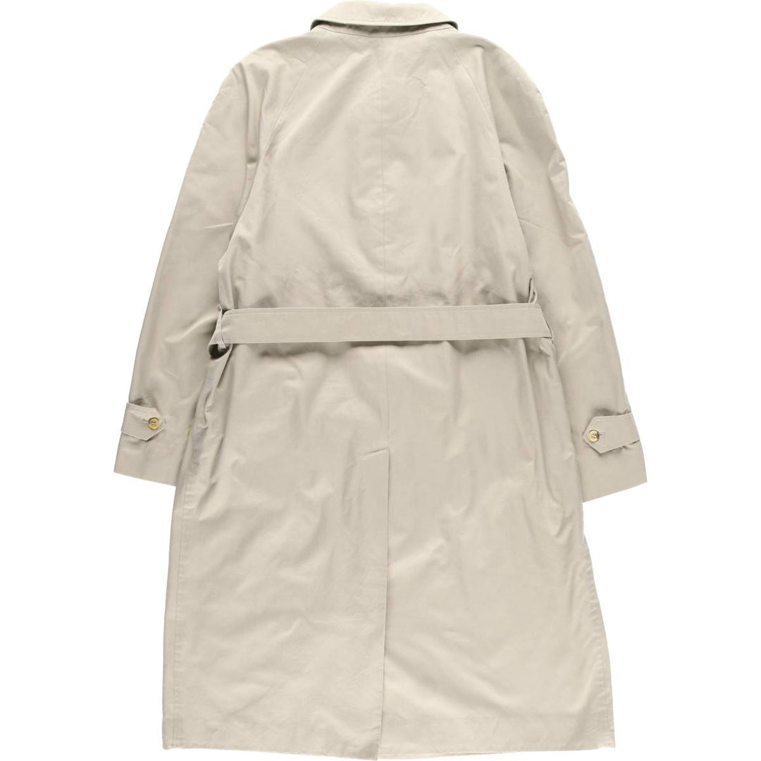 Burberry's Balmacaan Coat, Made in Spain, Men's XL Size polyester gray type Vintage Second Hand