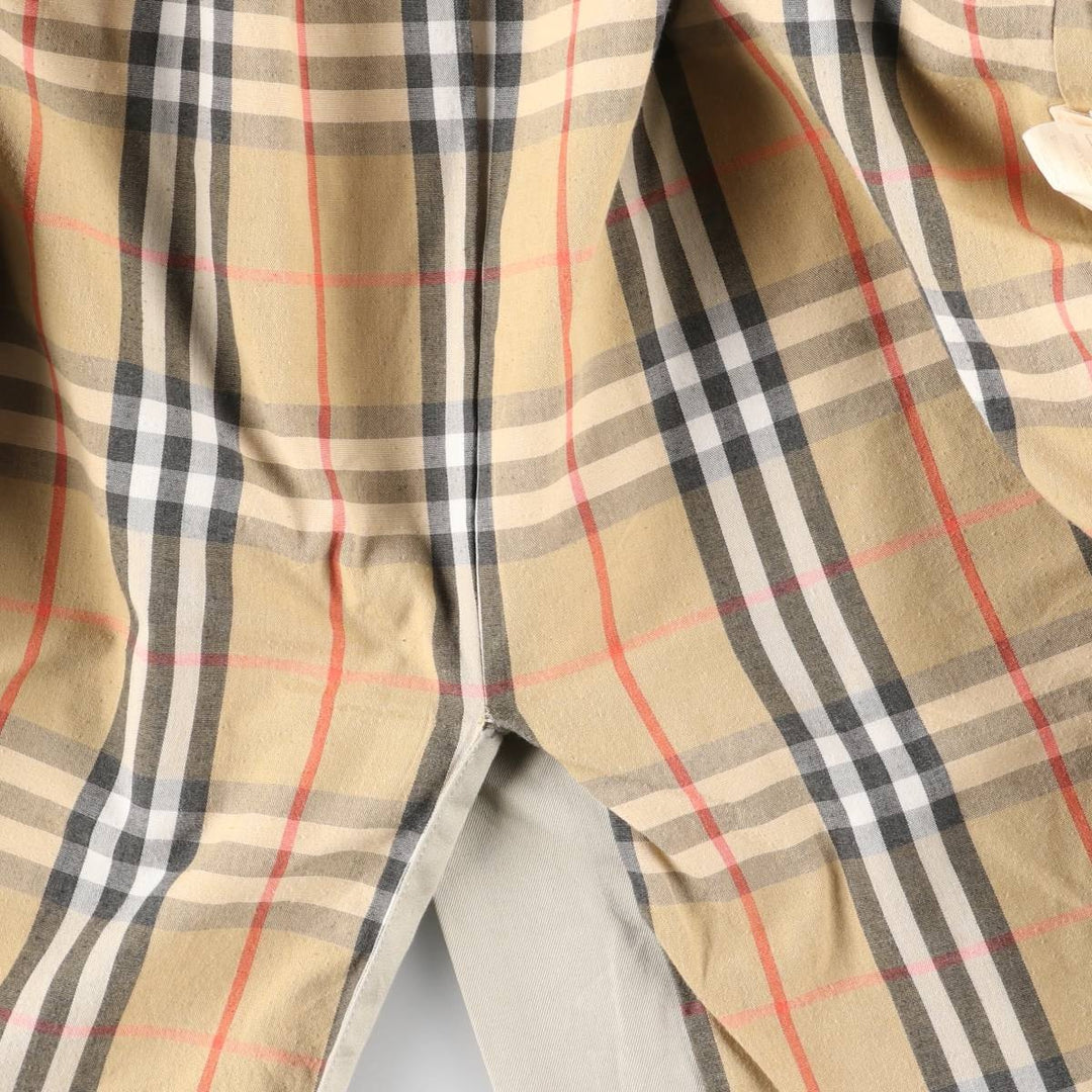Burberry's Balmacaan Coat, Made in Spain, Men's XL Size polyester gray type Vintage Second Hand