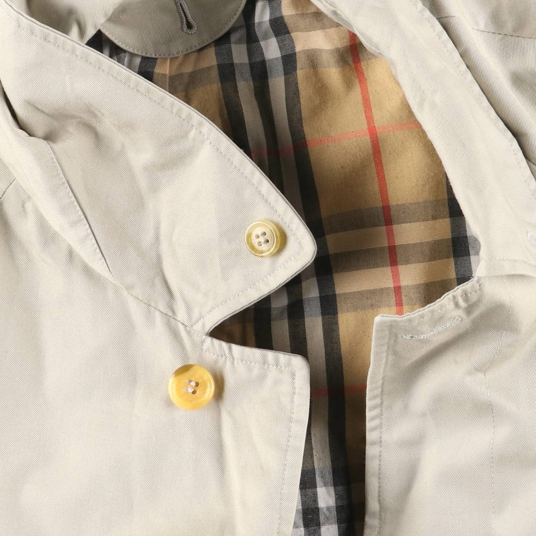 Burberry's Balmacaan Coat, Made in Spain, Men's XL Size polyester gray type Vintage Second Hand