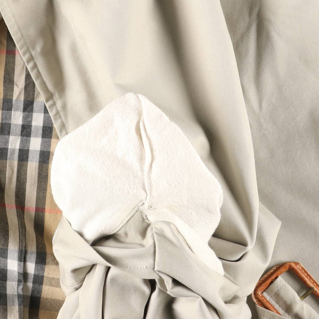Burberry's Balmacaan Coat, Made in Spain, Men's XL Size polyester gray type Vintage Second Hand