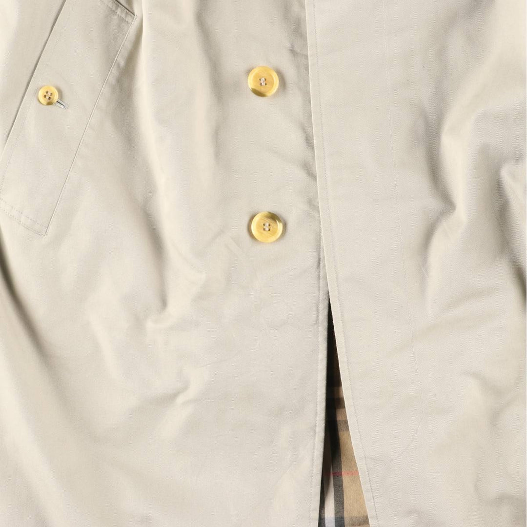 Burberry's Balmacaan Coat, Made in Spain, Men's XL Size polyester gray type Vintage Second Hand