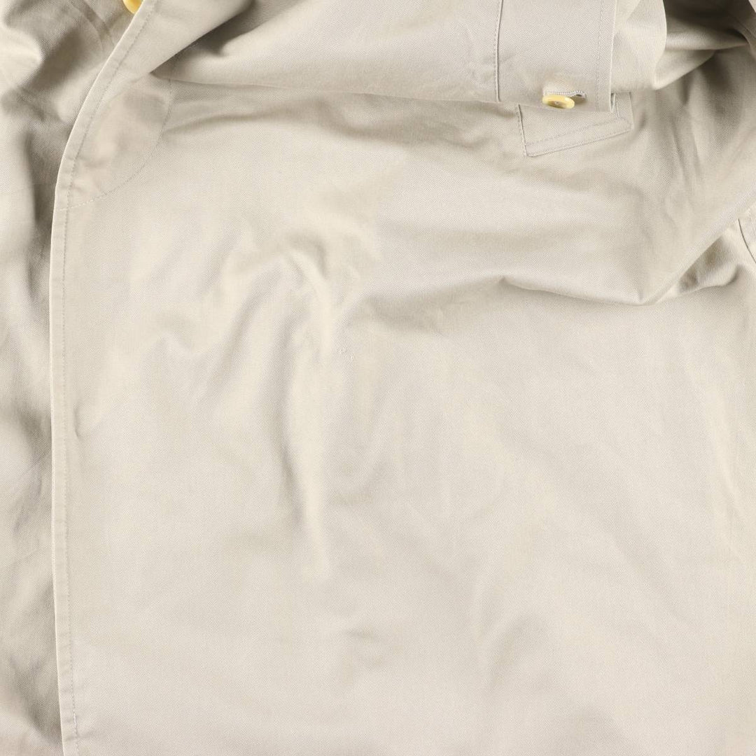 Burberry's Balmacaan Coat, Made in Spain, Men's XL Size polyester gray type Vintage Second Hand