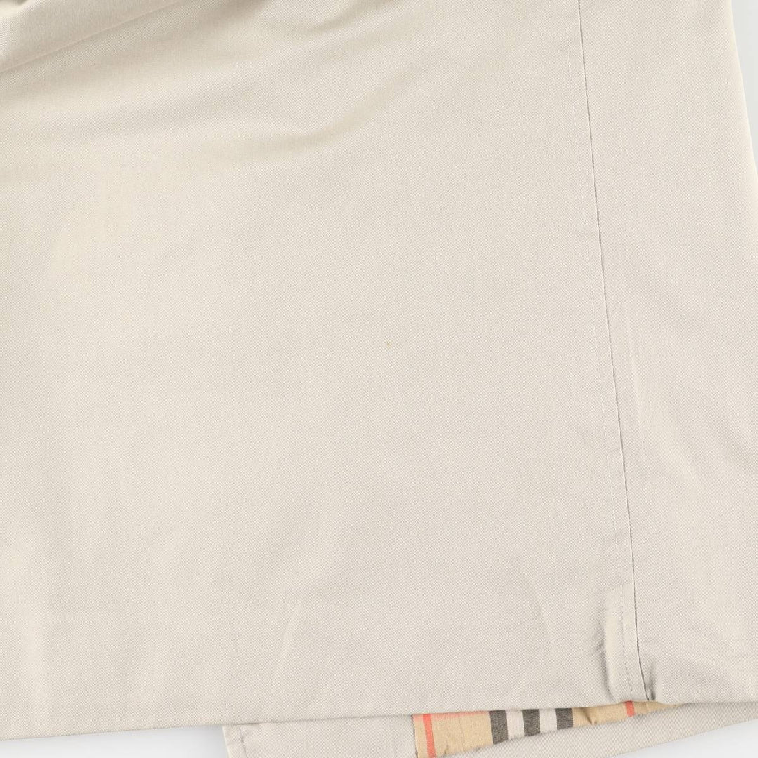 Burberry's Balmacaan Coat, Made in Spain, Men's XL Size polyester gray type Vintage Second Hand