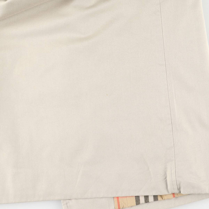 Burberry's Balmacaan Coat, Made in Spain, Men's XL Size polyester gray type Vintage Second Hand