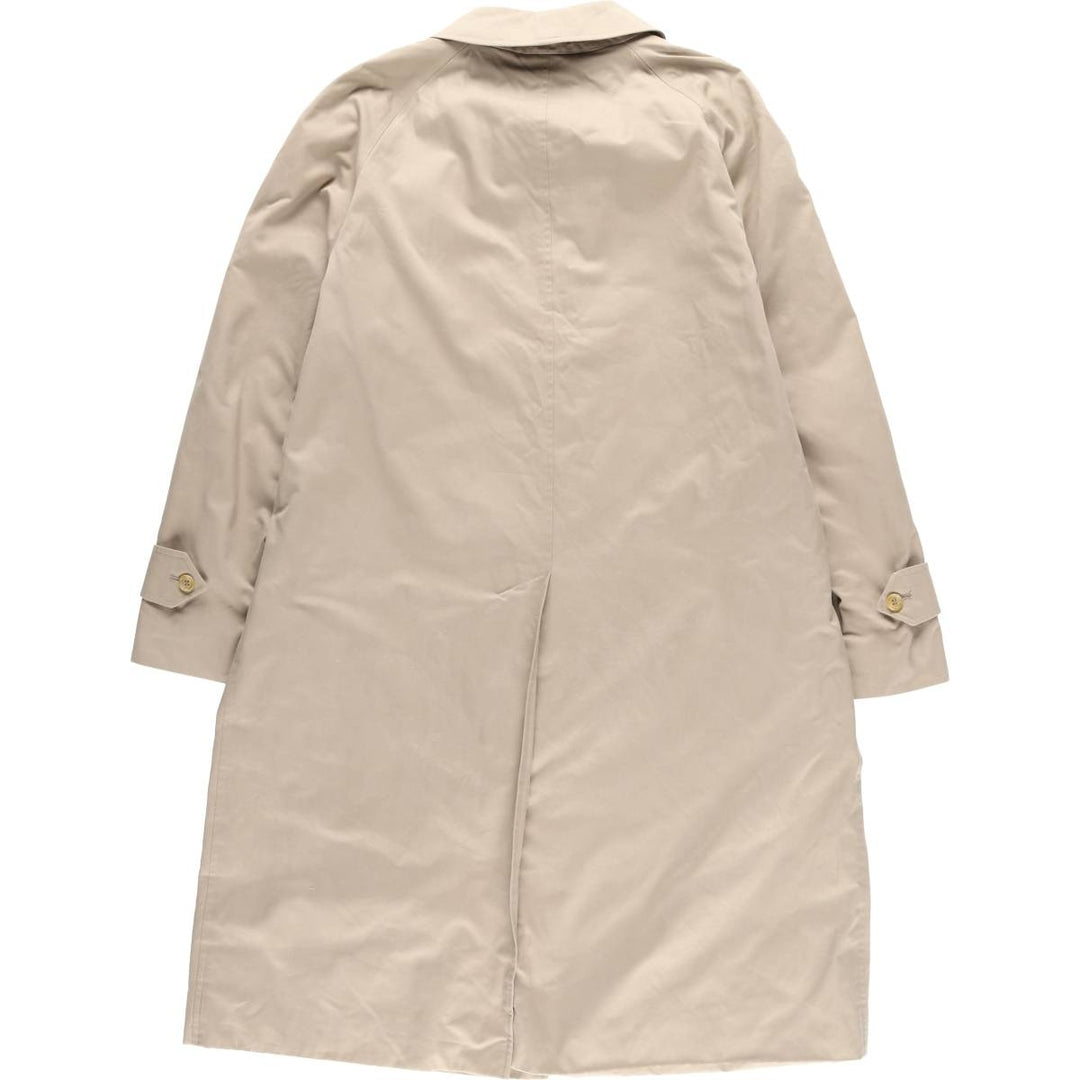 Burberry's Balmacaan Coat, Made in England, Men's Size L cotton Beige type Vintage Second Hand
