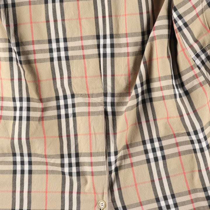 Burberry's Balmacaan Coat, Made in England, Men's Size L cotton Beige type Vintage Second Hand