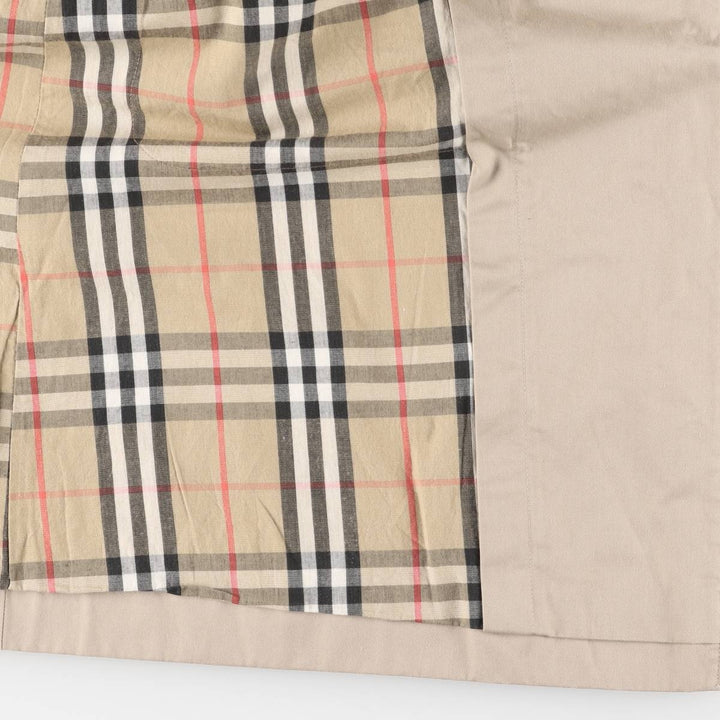 Burberry's Balmacaan Coat, Made in England, Men's Size L cotton Beige type Vintage Second Hand