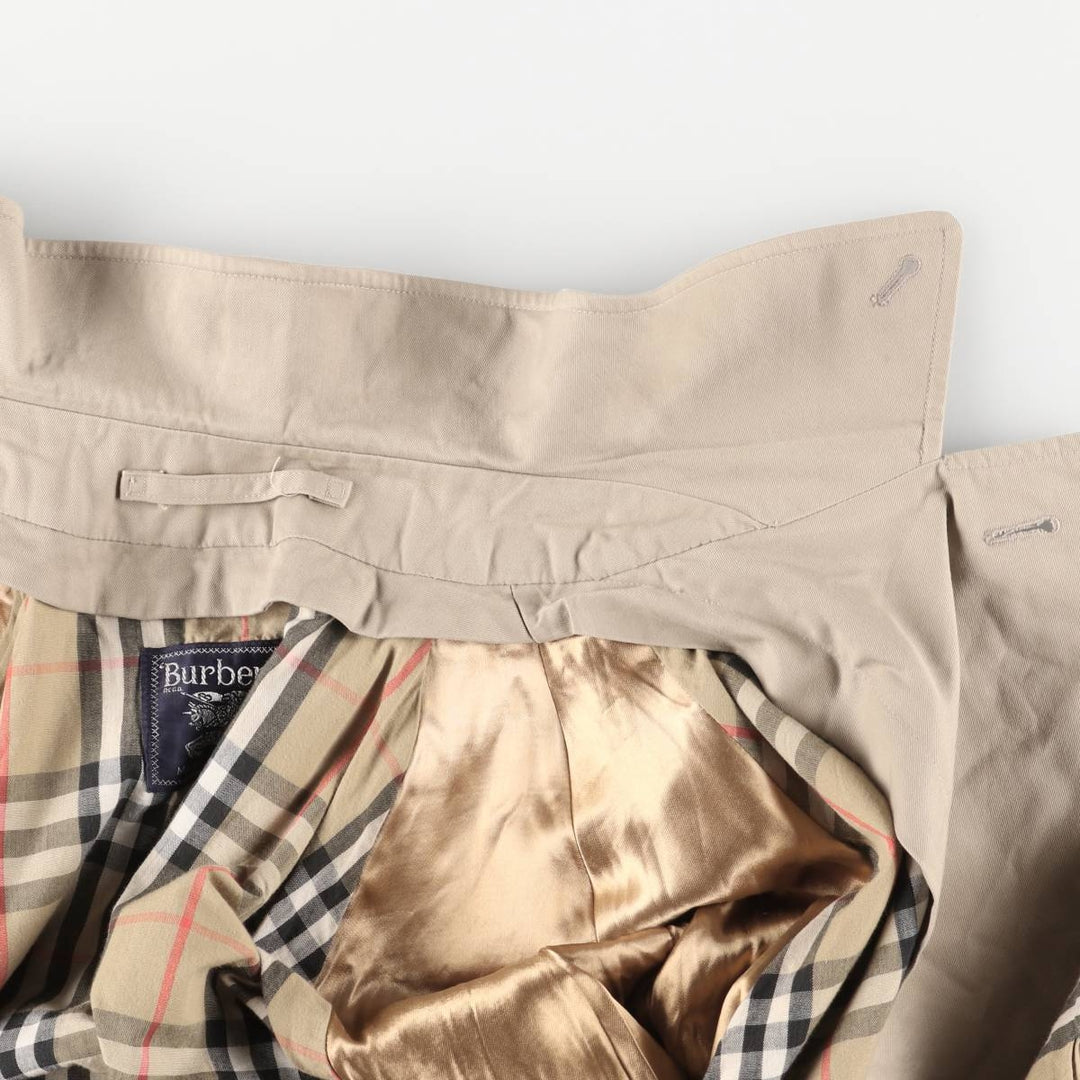 Burberry's Balmacaan Coat, Made in England, Men's Size L cotton Beige type Vintage Second Hand