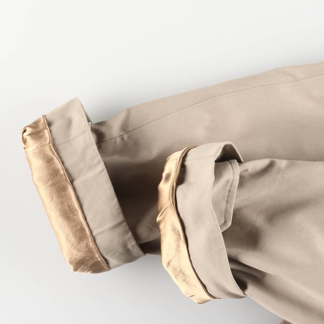 Burberry's Balmacaan Coat, Made in England, Men's Size L cotton Beige type Vintage Second Hand