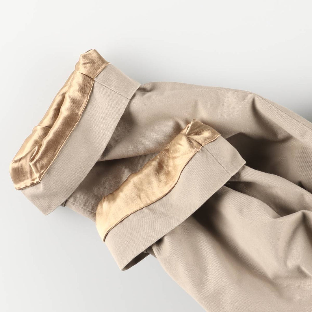 Burberry's Balmacaan Coat, Made in England, Men's Size L cotton Beige type Vintage Second Hand