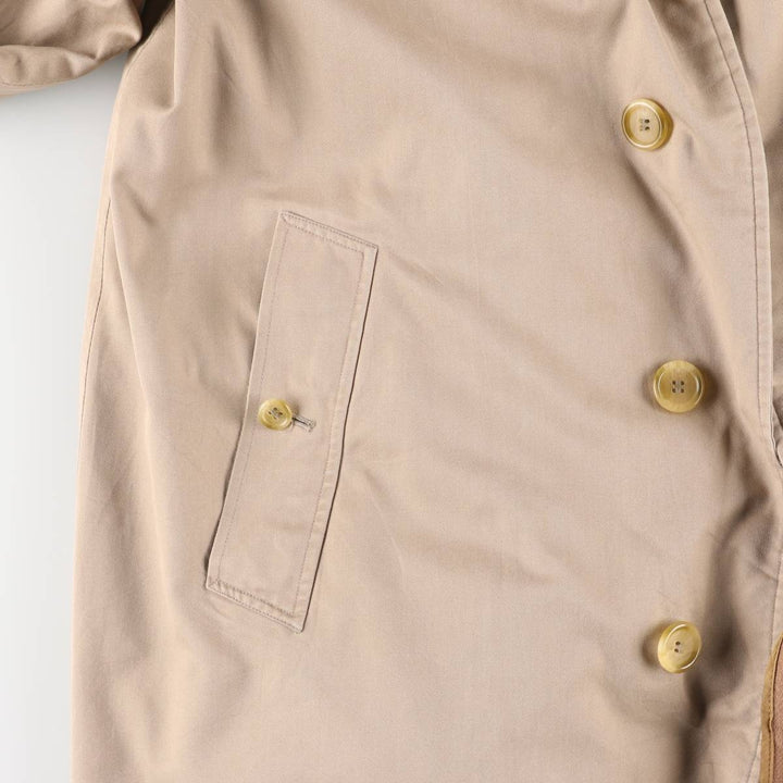 Burberry's Balmacaan Coat, Made in England, Men's Size L cotton Beige type Vintage Second Hand