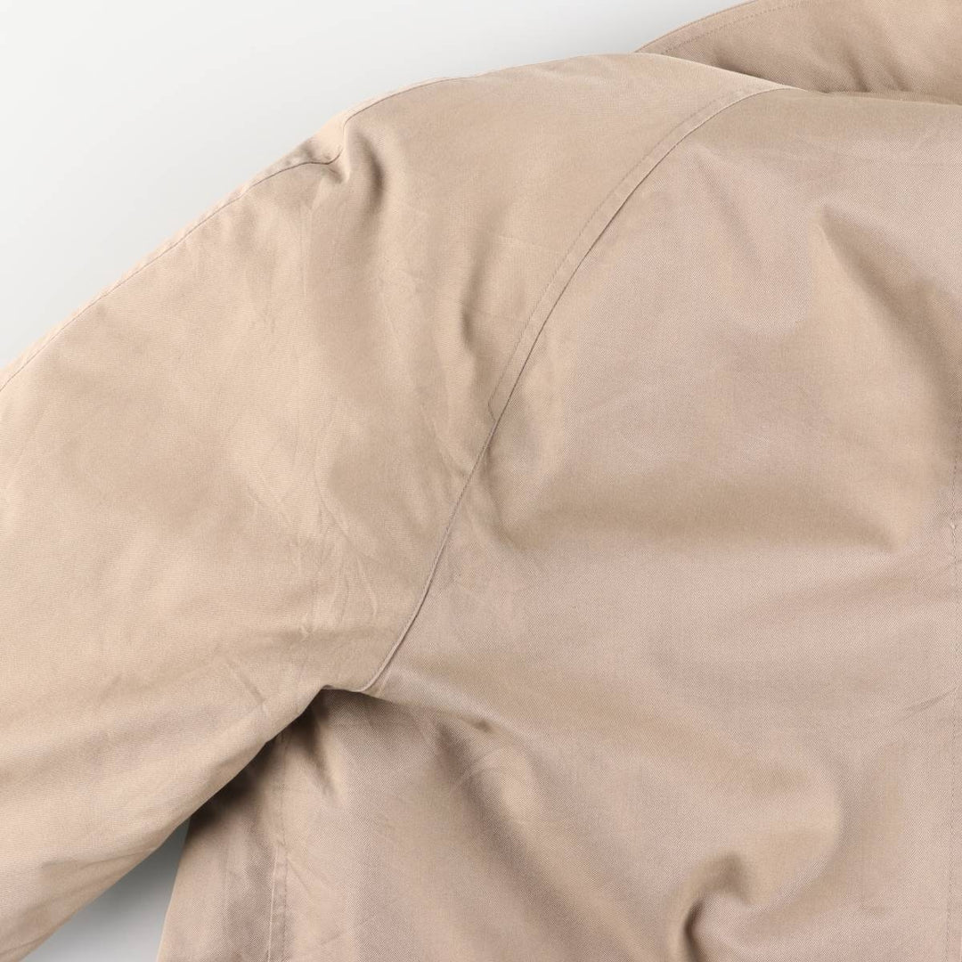 Burberry's Balmacaan Coat, Made in England, Men's Size L cotton Beige type Vintage Second Hand