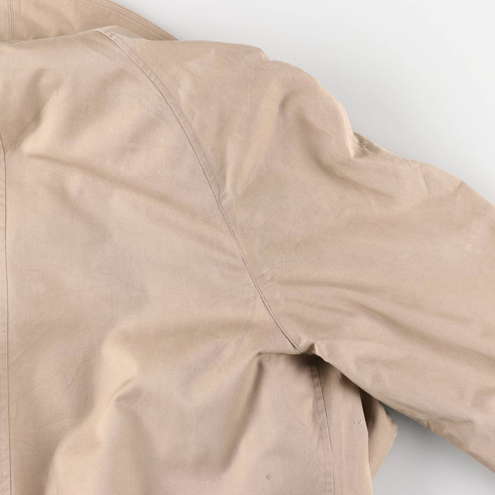 Burberry's Balmacaan Coat, Made in England, Men's Size L cotton Beige type Vintage Second Hand