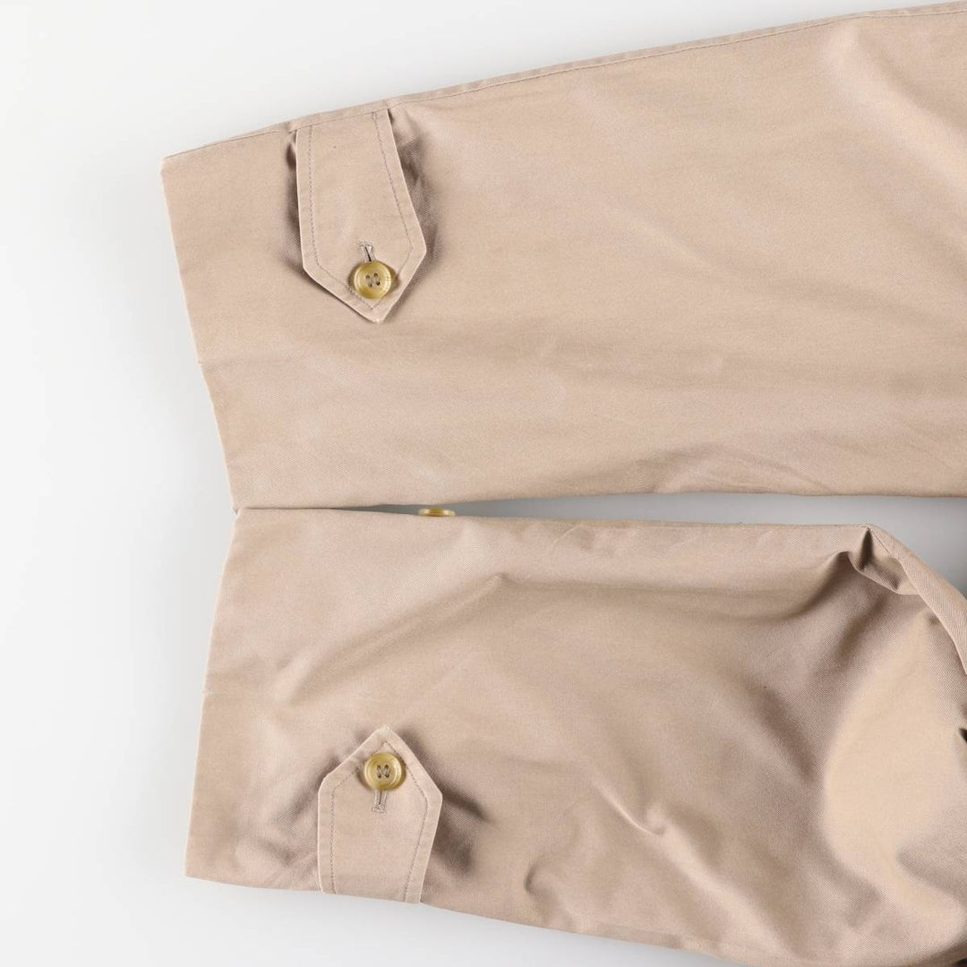 Burberry's Balmacaan Coat, Made in England, Men's Size L cotton Beige type Vintage Second Hand
