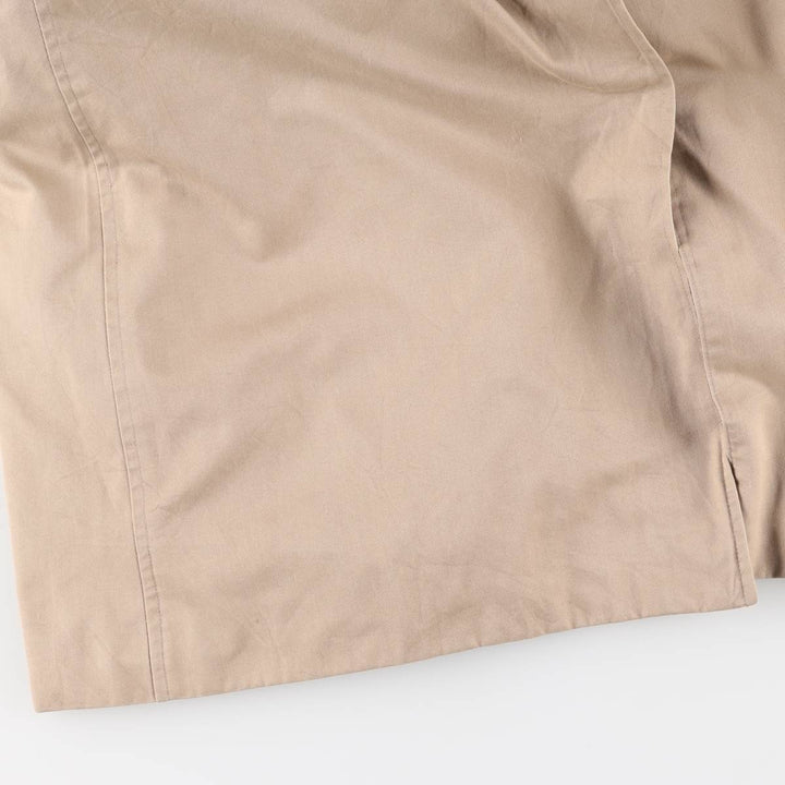 Burberry's Balmacaan Coat, Made in England, Men's Size L cotton Beige type Vintage Second Hand