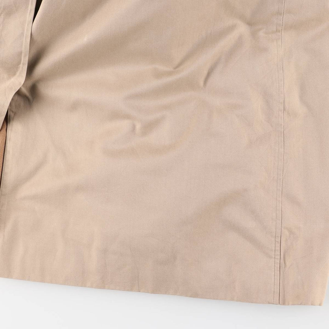 Burberry's Balmacaan Coat, Made in England, Men's Size L cotton Beige type Vintage Second Hand