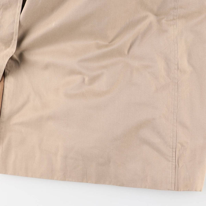 Burberry's Balmacaan Coat, Made in England, Men's Size L cotton Beige type Vintage Second Hand