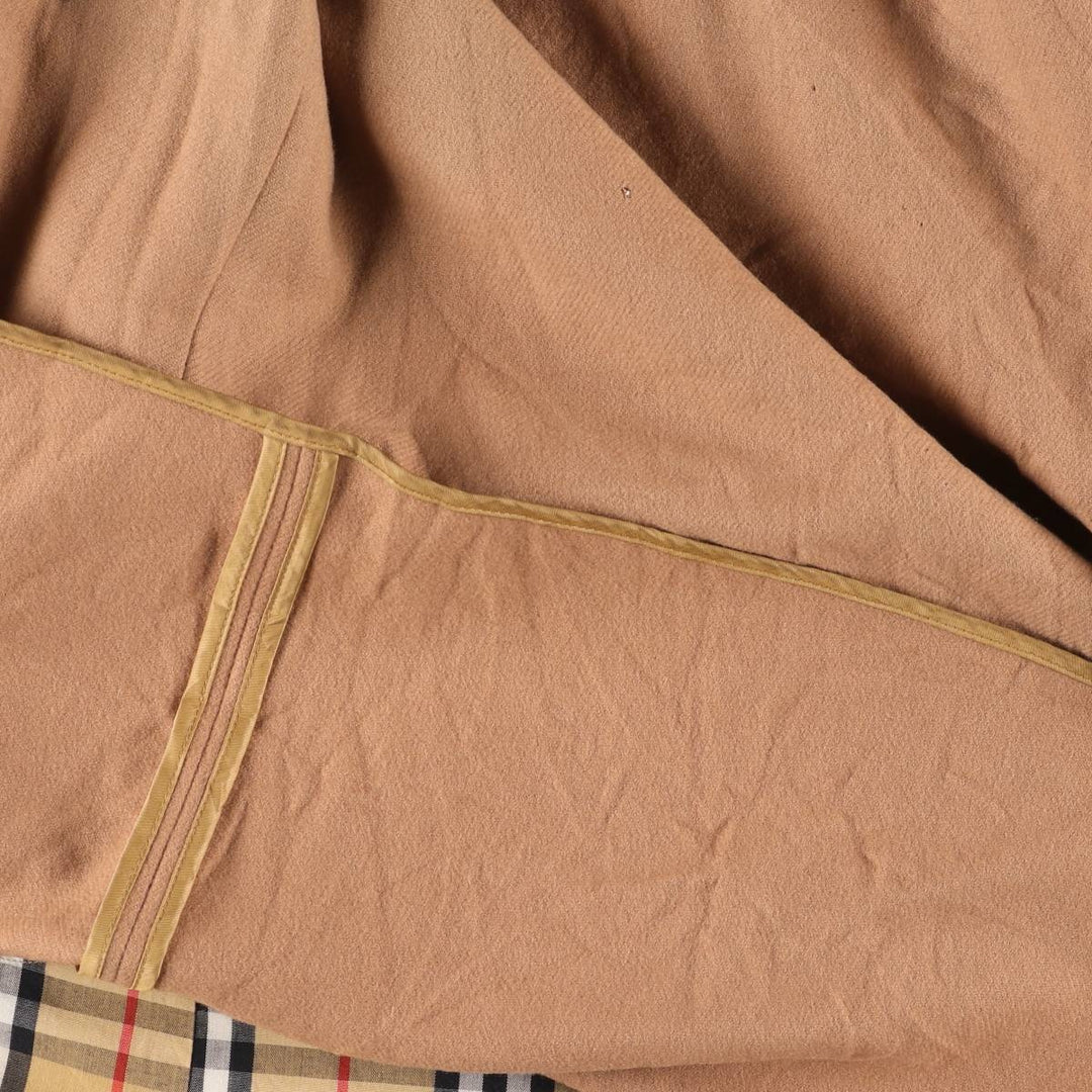 Burberry's Balmacaan Coat, Made in England, Men's Size L cotton Beige type Vintage Second Hand
