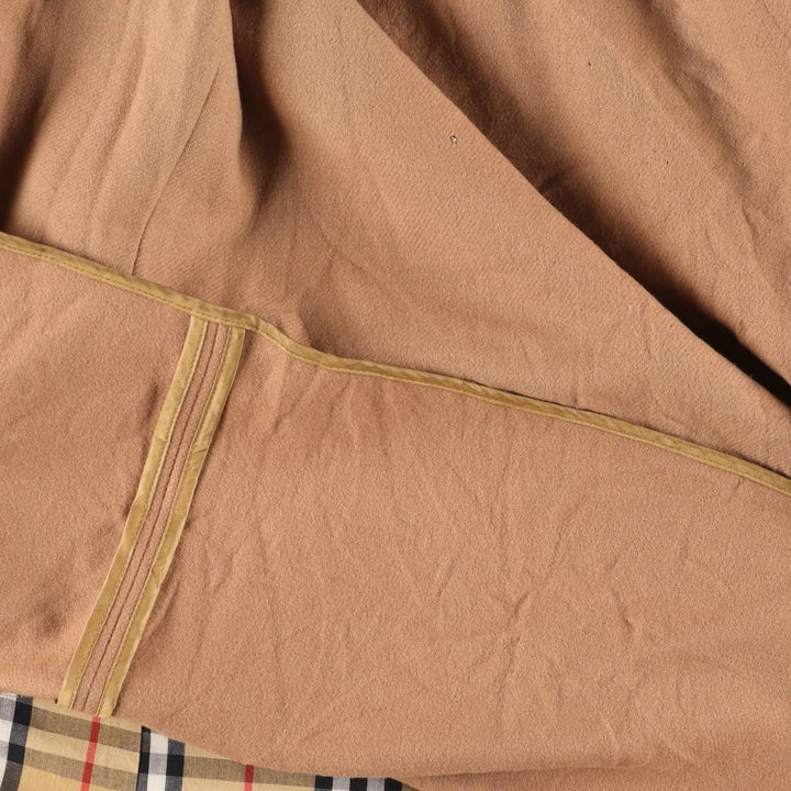 Burberry's Balmacaan Coat, Made in England, Men's Size L cotton Beige type Vintage Second Hand