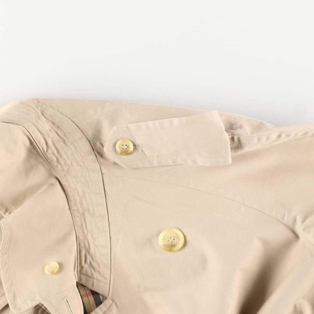 Burberry trench coat, made in England, men's size XL cotton Beige type Vintage Second Hand