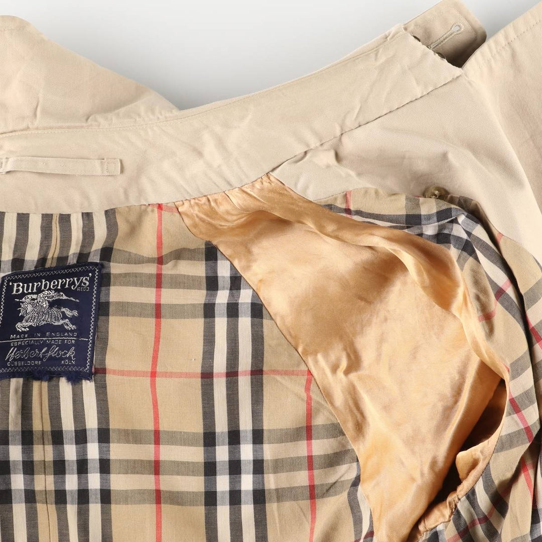 Burberry trench coat, made in England, men's size XL cotton Beige type Vintage Second Hand
