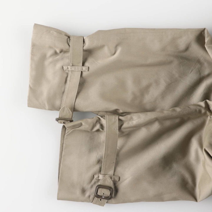 Burberry trench coat, made in England, men's size XL polyester Khaki type beige Vintage Second Hand