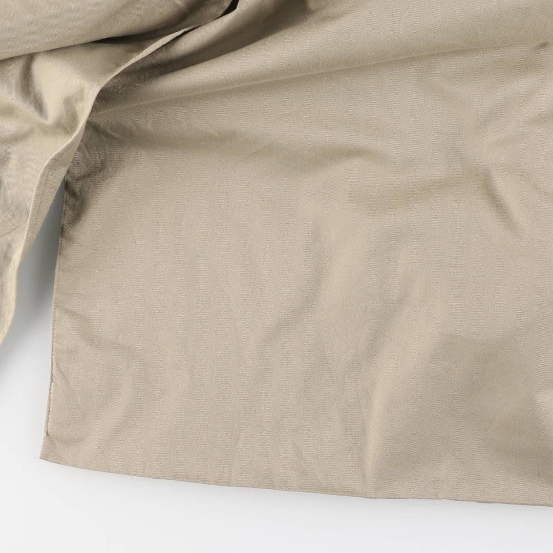 Burberry trench coat, made in England, men's size XL polyester Khaki type beige Vintage Second Hand