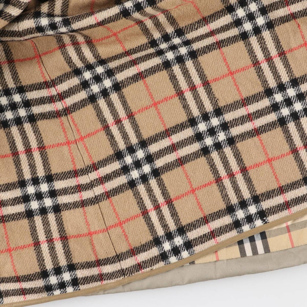 Burberry trench coat, made in England, men's size XL polyester Khaki type beige Vintage Second Hand