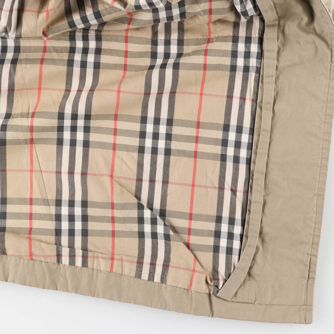 Burberry's 100% cotton trench coat, made in England, men's size L cotton Khaki type Vintage Second Hand