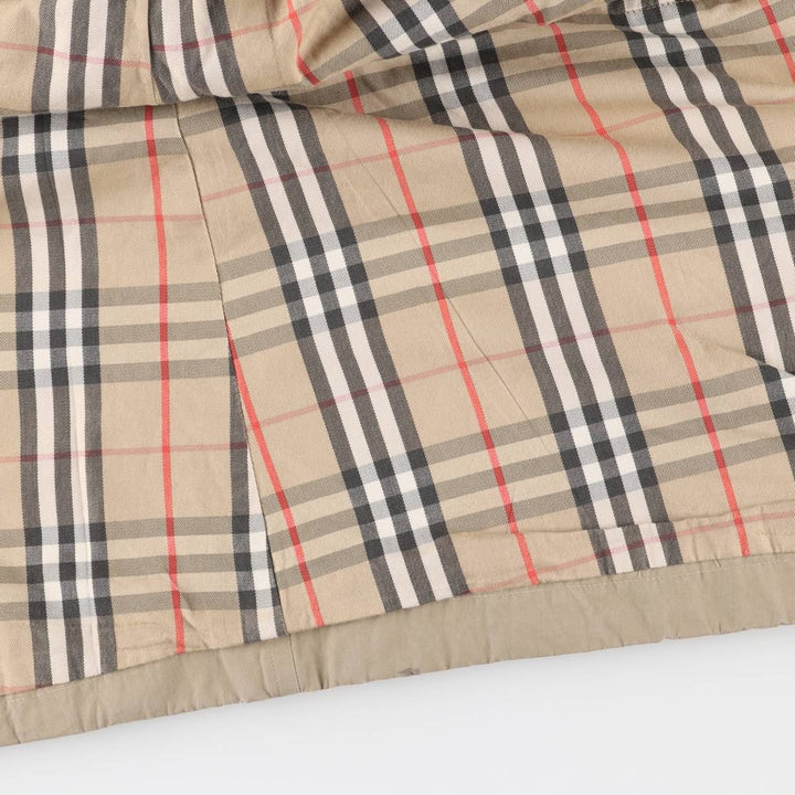 Burberry's 100% cotton trench coat, made in England, men's size L cotton Khaki type Vintage Second Hand