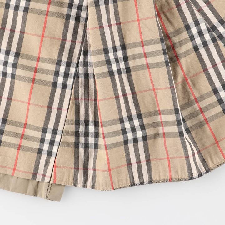 Burberry's 100% cotton trench coat, made in England, men's size L cotton Khaki type Vintage Second Hand