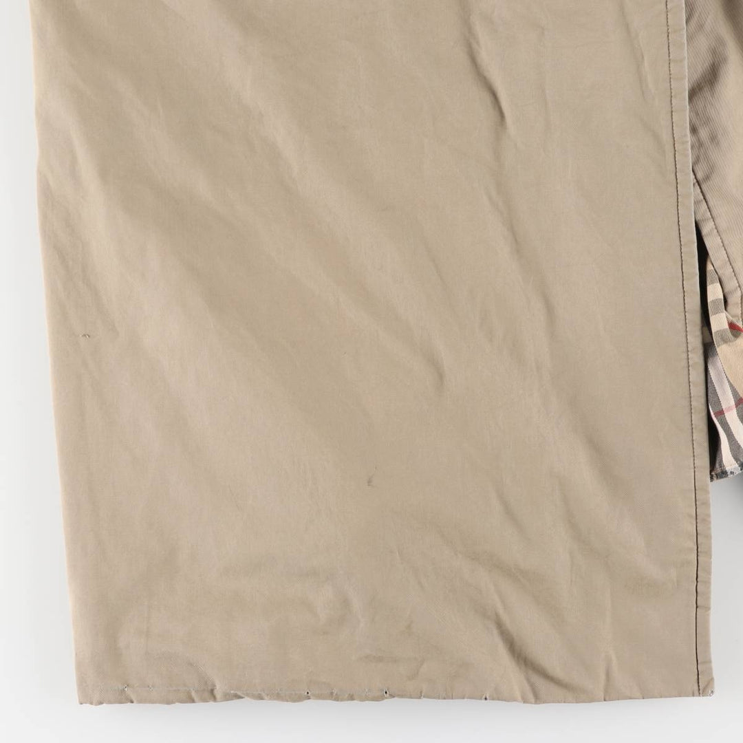 Burberry's 100% cotton trench coat, made in England, men's size L cotton Khaki type Vintage Second Hand