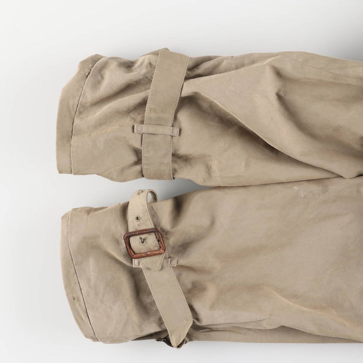 Burberry's 100% cotton trench coat, made in England, men's size L cotton Khaki type Vintage Second Hand