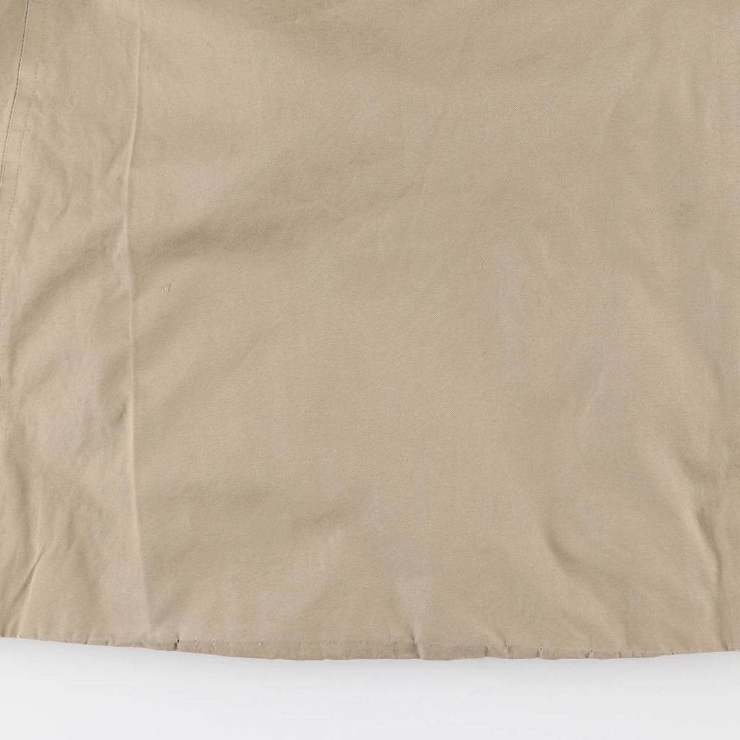 Burberry's 100% cotton trench coat, made in England, men's size L cotton Khaki type Vintage Second Hand