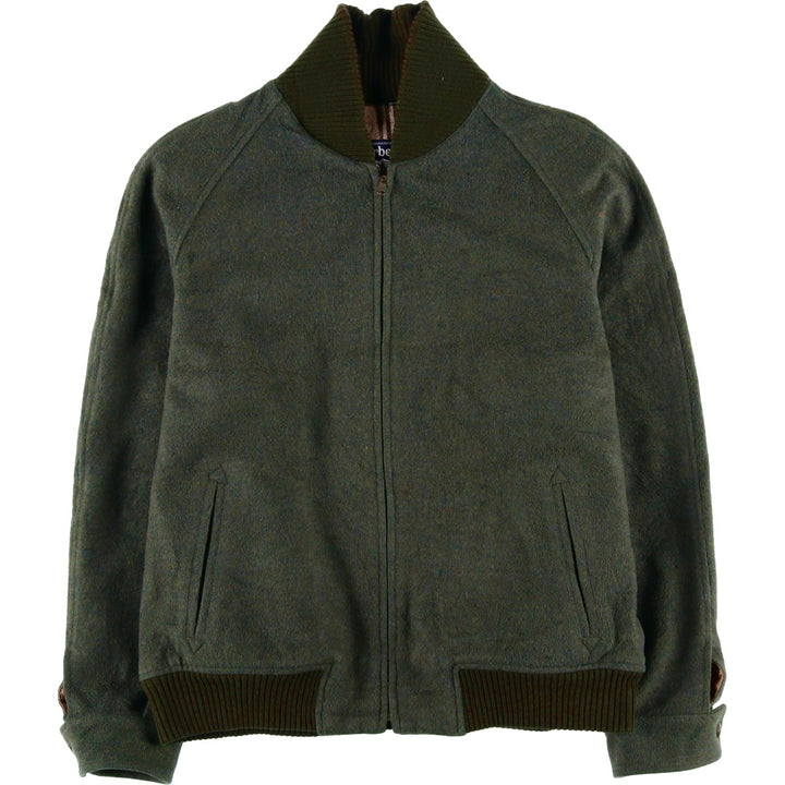 Vintage Burberry wool blouson, made in Spain, size M, men's wool Khaki type Vintage Second Hand