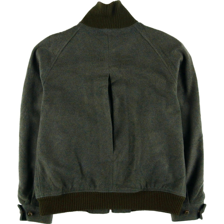 Vintage Burberry wool blouson, made in Spain, size M, men's wool Khaki type Vintage Second Hand
