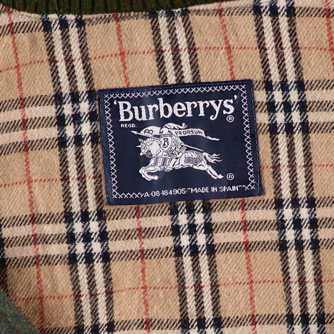 Vintage Burberry wool blouson, made in Spain, size M, men's wool Khaki type Vintage Second Hand