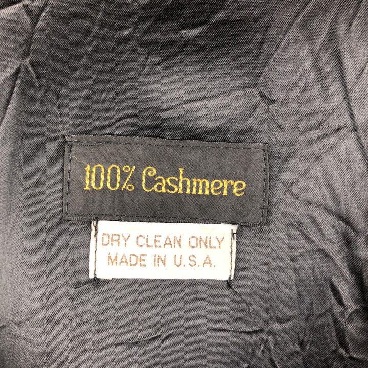 TUTTLE MAJER Cashmere Swing Top Sports Jacket, Made in USA, Men's Size L Cashmere black type Vintage Second Hand